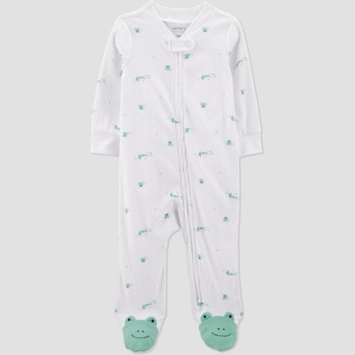 Carter's Just One You® Baby Boys' Sleep N' Play - White/Green 9M