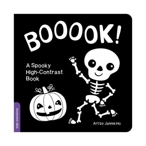 Booook! a Spooky High-Contrast Book - (High-Contrast Books) by Duopress Labs (Board Book)