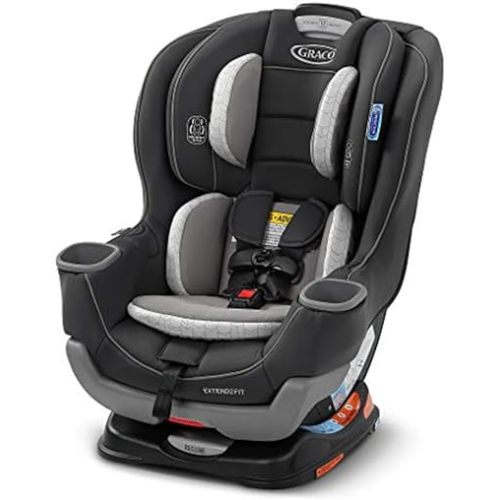 Graco Extend2Fit Convertible Car Seat, Rear-Facing and Forward-Facing, Extended Rear-Facing Seat Option, Redmond, Ideal for Newborns, Infants, and Toddlers