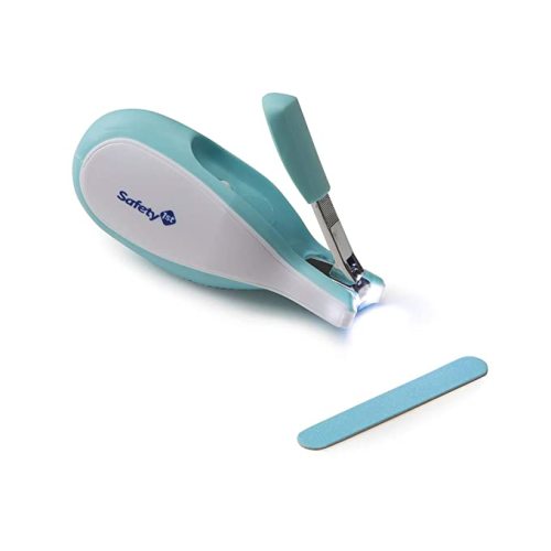 Safety 1st Sleepy Baby Nail Clipper With Built-in LED Light 2 Pack, Colors May Vary