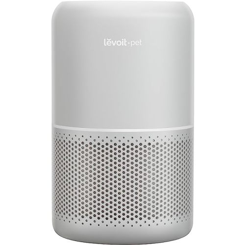 LEVOIT Air Purifiers for Pets in Home Large Room and Bedroom, Efficient Activated Carbon Filter for Hair Dander Odors, Captures Smoke, Dust, Mold, Pollen, Pet Lock, Hepa Sleep Mode, Core P350-P, Grey