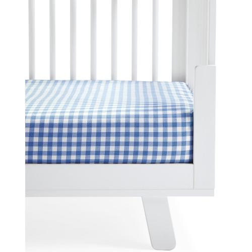 Gingham Crib Sheet | Serena and Lily