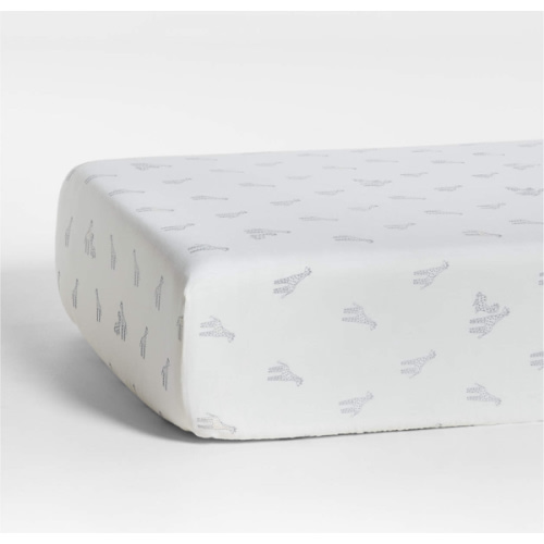 Supersoft Giraffe Organic Cotton Baby Crib Fitted Sheet