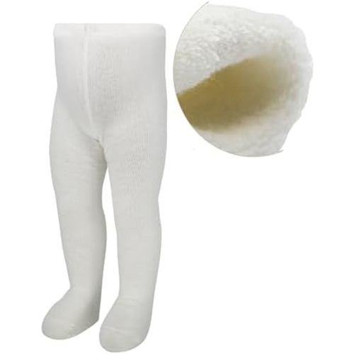 bistyle Baby Girls Tights Thick Leggings Soft | Warm Organic Cotton Stockings Non Slip Pantyhose | Newborn Infant Toddler
