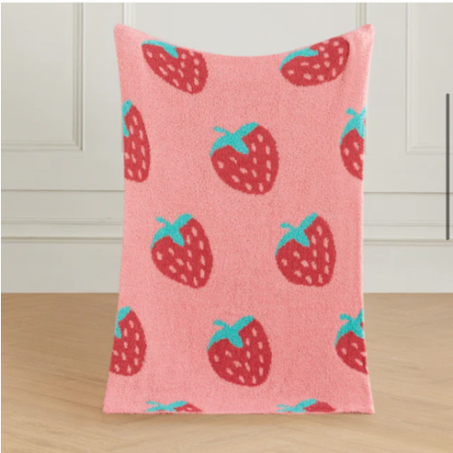 Strawberry Buttery Blanket- Stroller – The Styled Collection