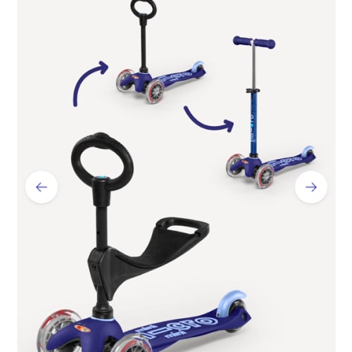 Micro Mini 3in1 Scooter | Toddler + Child Scooter | Micro Kickboard