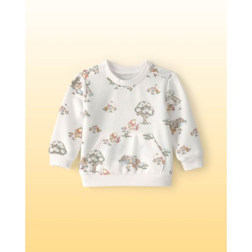Baby Disney© Winnie the Pooh French Terry Pullover Sweatshirt - White - OshKosh B'gosh | Carter's - SIZE 6M