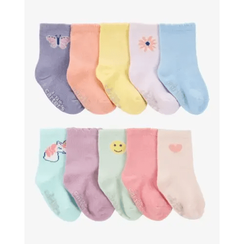 Baby 10-Pack Crew Socks - Carter's | Carter's