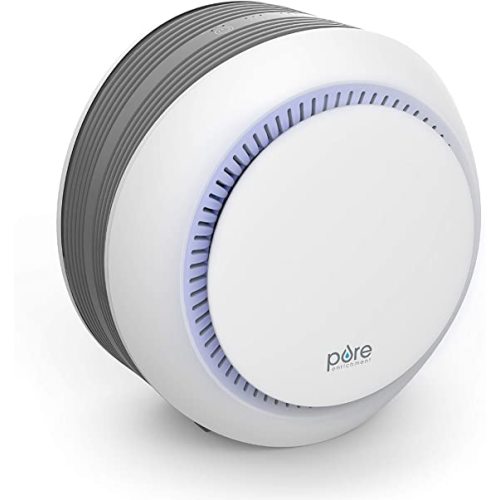 Pure Enrichment PureZone™ Halo Air Purifier - True HEPA Filter Cleans Air, Helps Alleviate Allergies, Removes Pet Hair, Smoke & More — For Home, Bedroom & Office Desktops