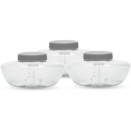 Elvie Pump - Breastmilk Storage Bottles - BPA Free - Breast Feeding Essentials - 3 Pack
