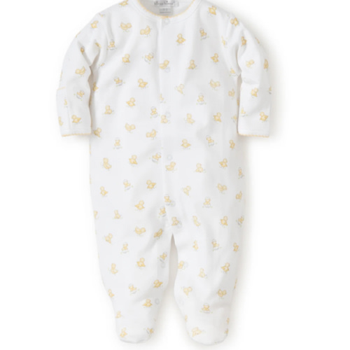 Hatchlings Print Footie - Size: 0-3m