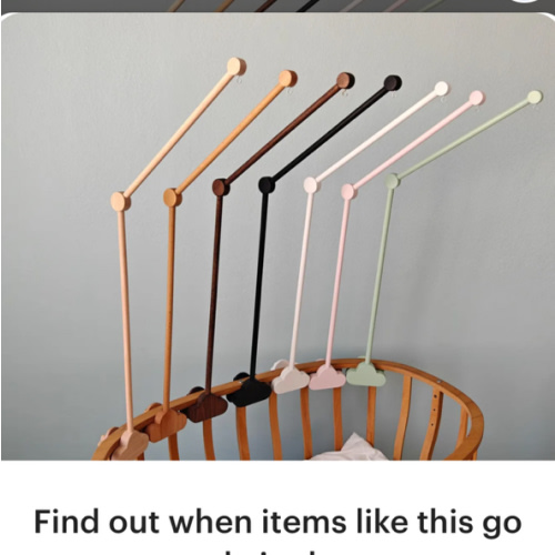 Baby Crib Mobile Hanger, Baby Crib Mobile Arm Made of Natural Wood, Baby Mobile Crib Holder for Nursery, Natural Baby Gift, - Etsy