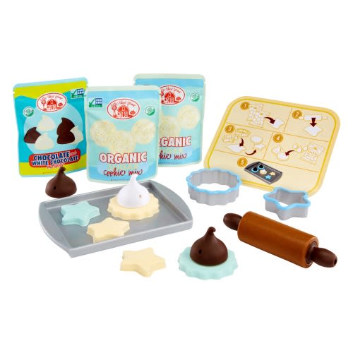Little Tikes Creative Chefs Cookie Kit with Make-It Mix Play Sand, 11 Accessories, Realistic Pretend Play Baker Set, Boys, Girls, Ages 3+
