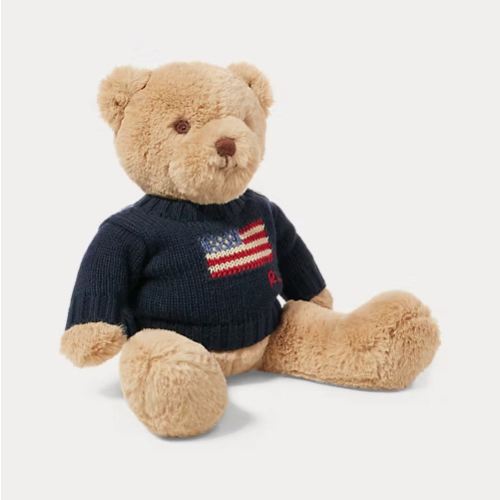 Small Flag-Sweater Polo Bear | Ralph Lauren
