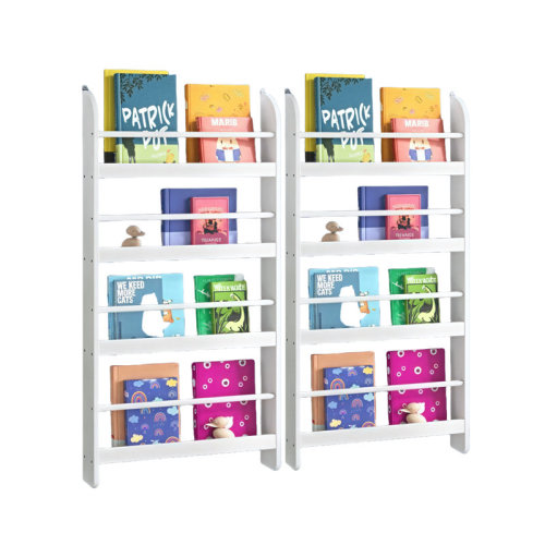 Hokku Designs Phippen 2-pieces Nursery Floating Shelf, 43.7" H x 22.8" W Floating Bookcase | Wayfair