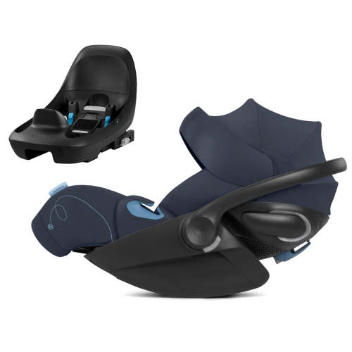 Cybex Cloud G Basic Comfort Extend Reclining Infant Car Seat with Anti-Rebound Bar - Ocean Blue