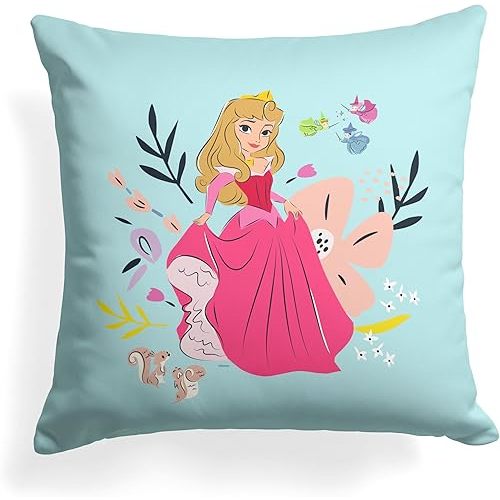 Northwest Disney Princess Pillow, 18" x 18", Little Aurora
