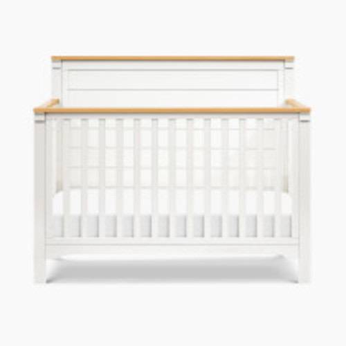 daVinci Shea 4-in-1 Convertible Crib - Warm White/Honey