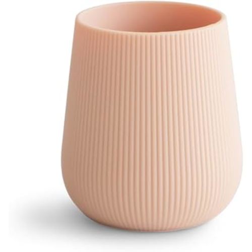 mushie Silicone Baby Starter Training Cup | 6 Months+ (Blush)