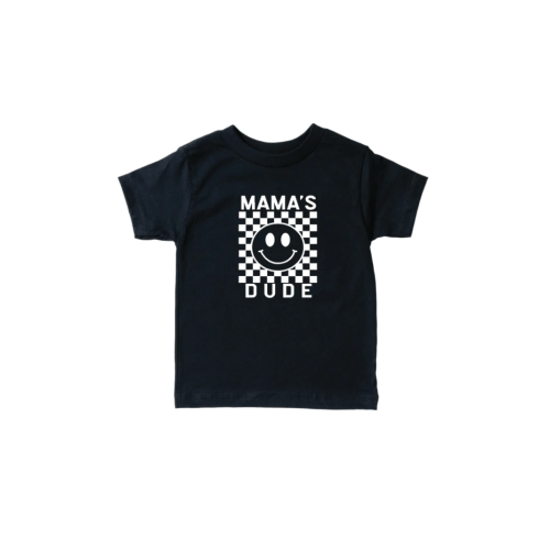 Mama's Dude Checkered Tee