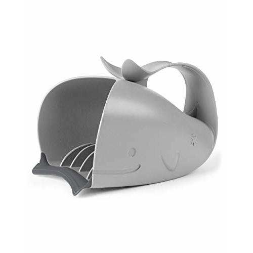 Skip Hop Baby Bath Rinse Cup, Moby Tear-free Waterfall Rinser, Grey