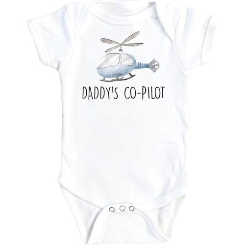 Helicopter Copilot - Baby Boy Girl Clothes Infant Bodysuit Funny Cute Newborn