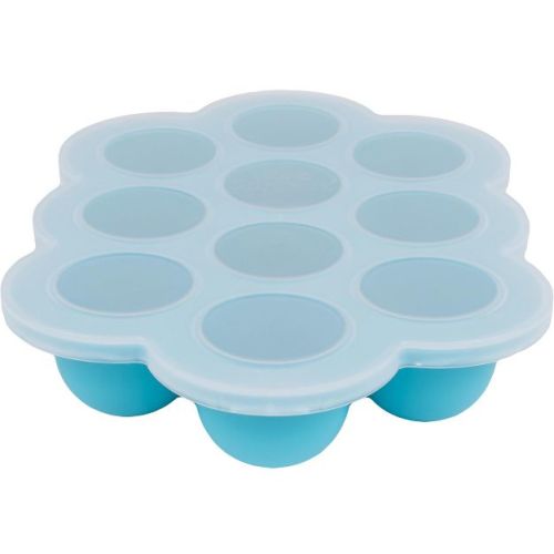 WeeSprout Silicone Freezer Tray w/ Clip on Lid Perfect Food Storage Container for Homemade Baby Food