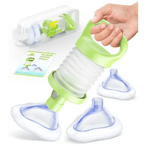 Life-Saving Choking Rescue Device, FSA/HSA Eligible Anti Choking Device, Portable Airway Suction for Adults, Kids, Seniors, Infants, Home Car Travel Emergency