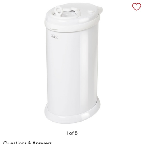 stainless steel diaper pail