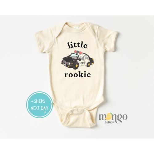 Little Rookie Police Onesie