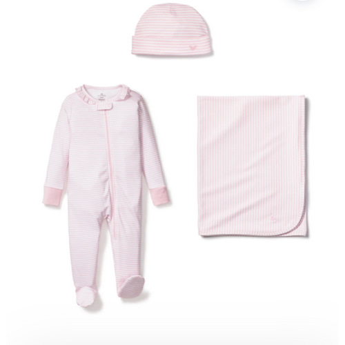Welcome Home Baby Set - Pink Stripe