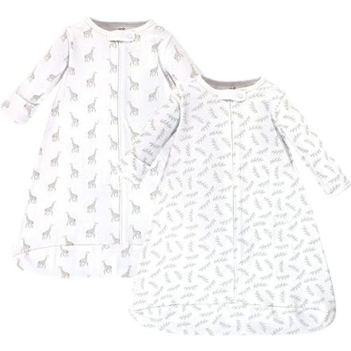 Touched by Nature Unisex BabyOrganic Cotton Long-Sleeve Wearable Sleeping Bag, Sack, Blanket