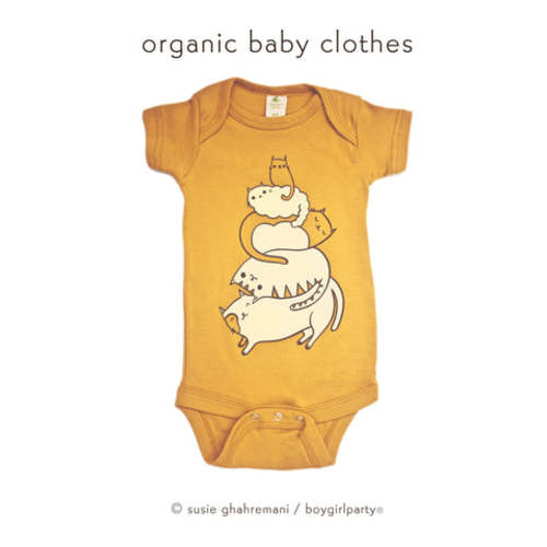 Funny Cat Onesie — Cat Baby Shower Gift — Gender Neutral Baby Clothes – the boygirlparty shop – shop.boygirlparty.com
