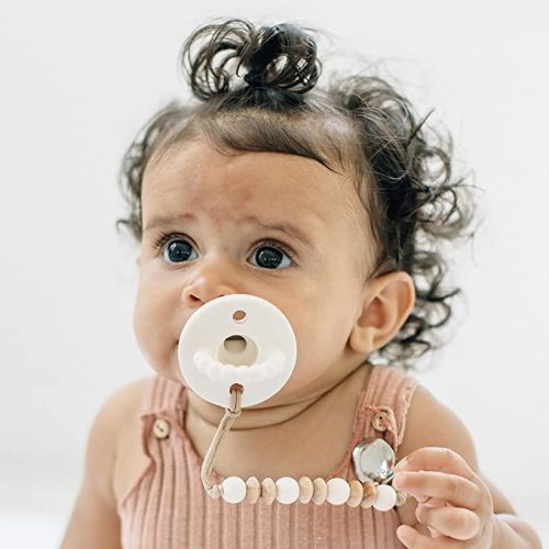 Ryan & Rose Pacifier Teether (Stage 1, Ivory)