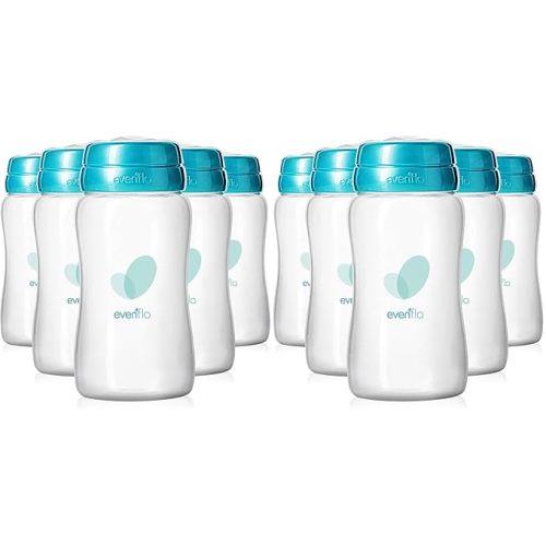 Evenflo Advanced Breast Milk Collection Bottles, 5oz 6 Pack