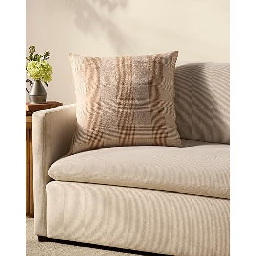 Pillow Cover with Down Insert 22”
