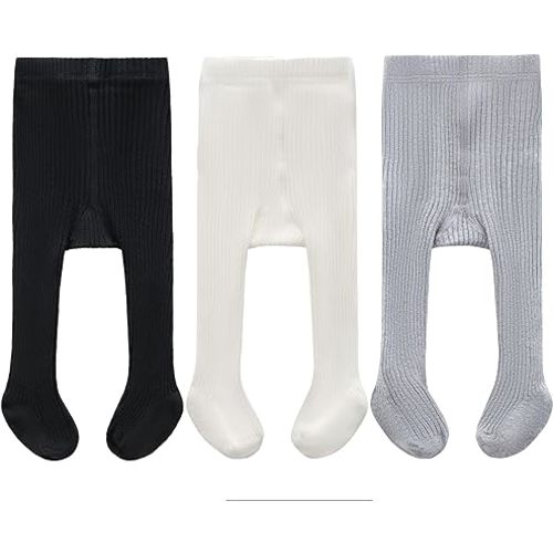 CECORC Baby Tights–Thick Toddlers Girl Leggings–0-10 Years - Seamless Cable Knit Cotton Stockings