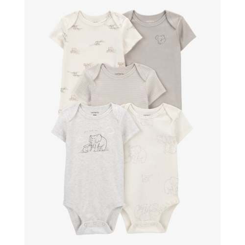 Baby 5-Pack Short-Sleeve Bodysuits - Carter's | Carter's