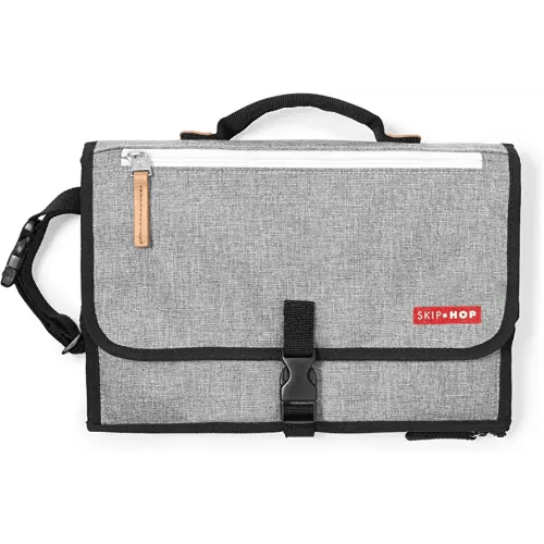 Skip Hop Portable Baby Changing Pad, Pronto, Grey Melange