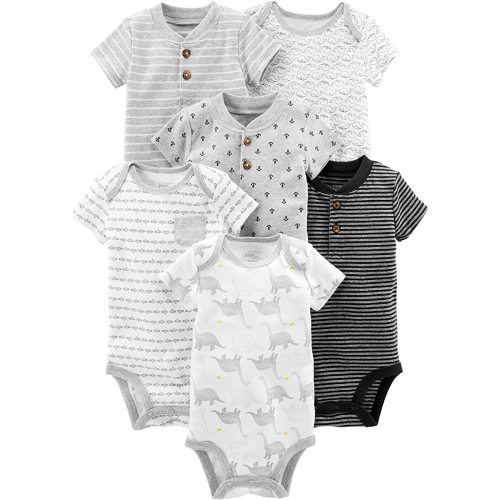 Simple Joys by Carter's baby-boys 6-pack Short-sleeve Bodysuit