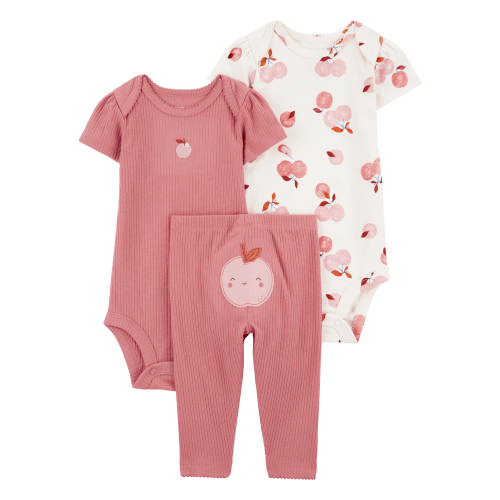 Baby 3-Piece Apple Print Little Character Set - Carter's | Carter's