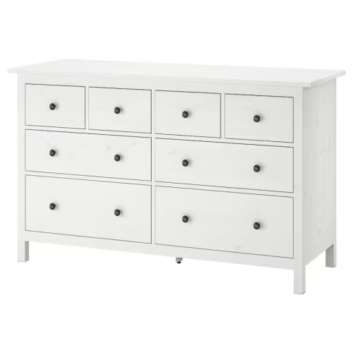 Ikea HEMNES Dresser, White stain