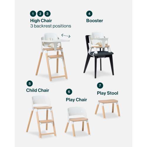 The Chair II  / 7-in-1 High Chair / Coconut