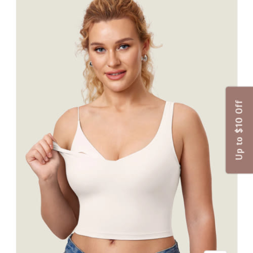 Natrelax® Nursing Crop Tank Top
