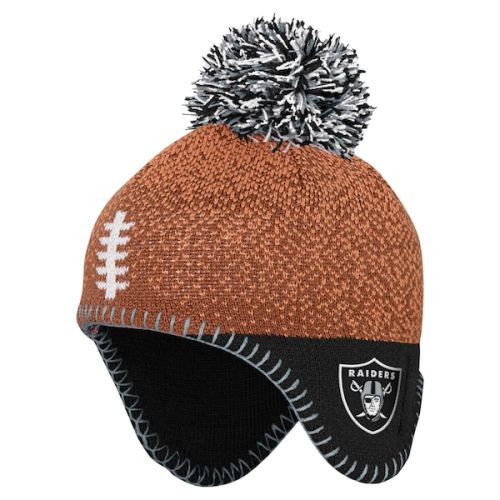 Las Vegas Raiders Infant NFL Infant Football Head Knit - Brown