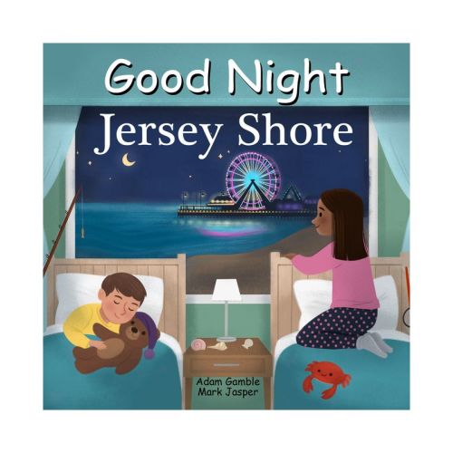 Good Night Jersey Shore - (good Night Our World) By Adam Gamble & Mark Jasper (board Book)