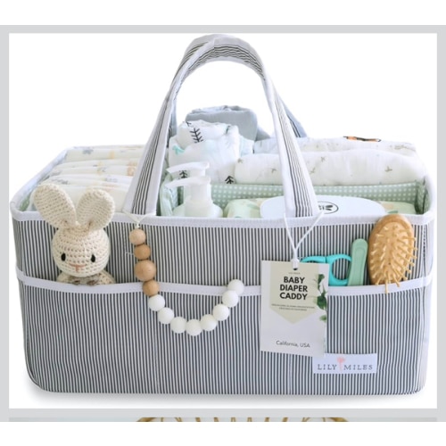Amazon.com: Lily Miles: Classic Diaper Caddy