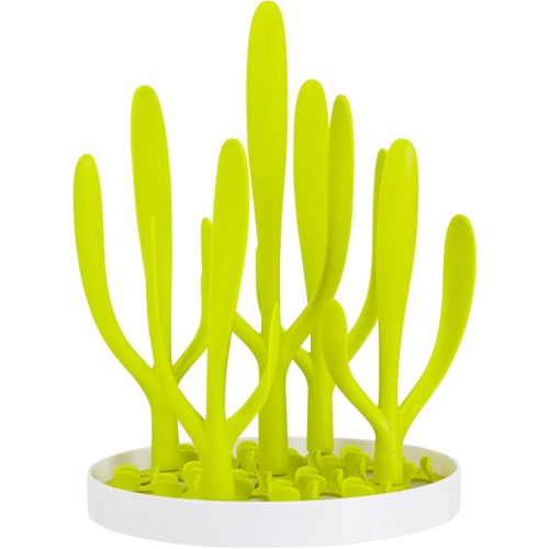 Boon Sprig Countertop Baby Bottle Drying Rack - Nature Inspired Upright Bottle Rack Dryer -Upright Drying Rack for Bottles and Baby Accessories - Baby Bottle-Feeding Supplies