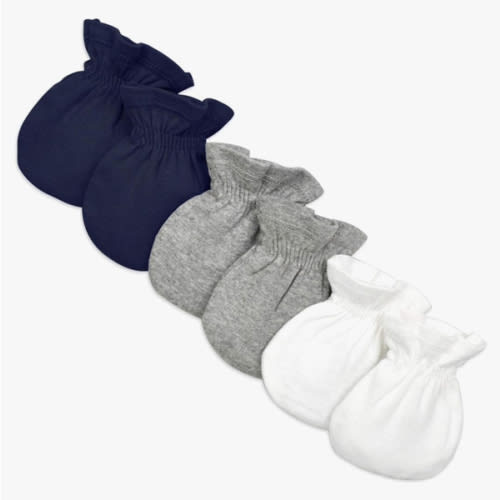 Burt's Bees No-Scratch Mitts, Set of 3