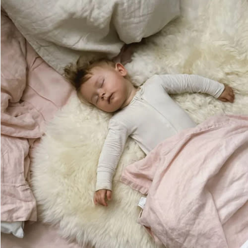 Bright Ivory Nursery  Sheepskin, Ethically Sourced, Authentic